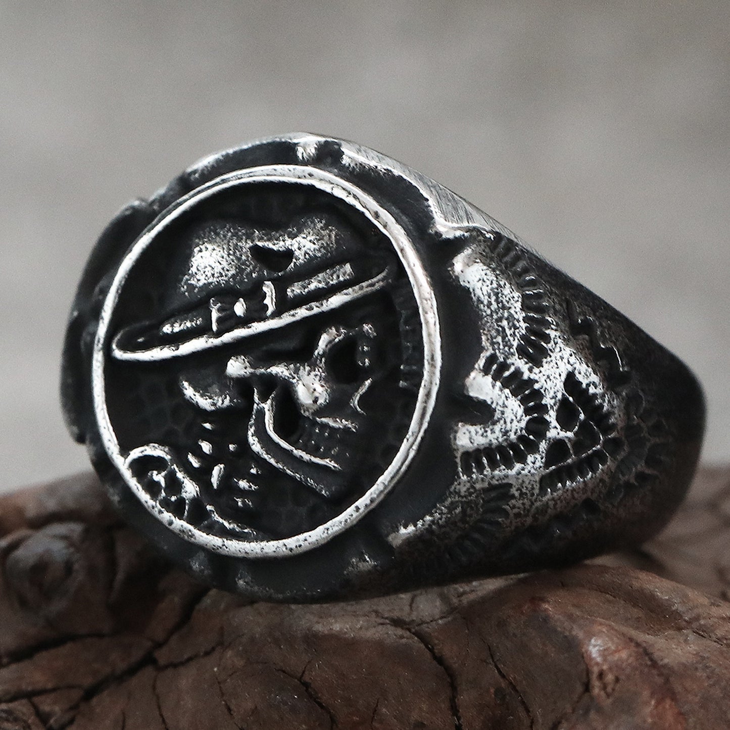 Fashion Trend Punk Skull Pattern Men