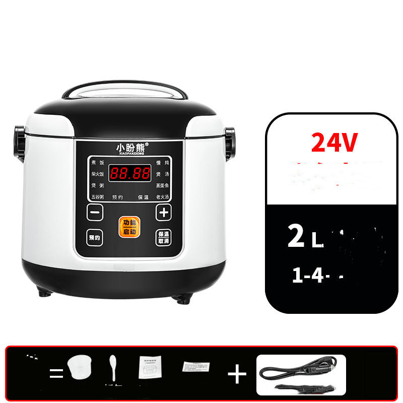 Mini Electric Rice Cooker for Car – 110V Compact Travel Cooker