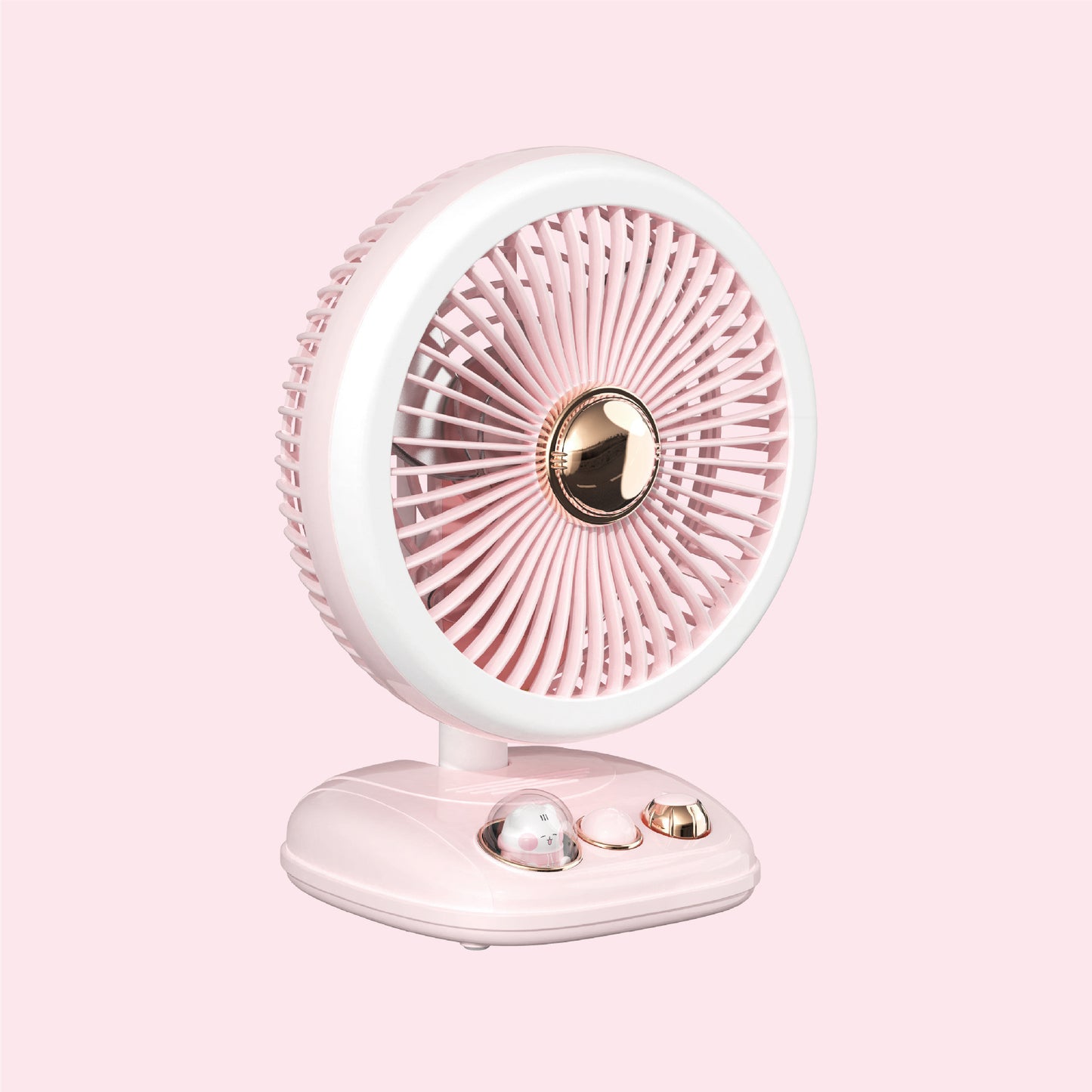 Folding Portable Desktop Fan with Rechargeable Battery