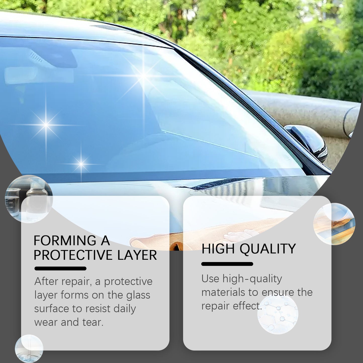 Car Windshield Repair Drops