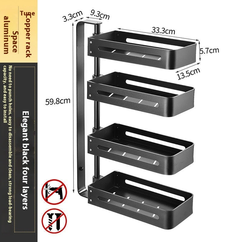 Ondaum Kitchen Punch-free Multi-functional Storage Rack