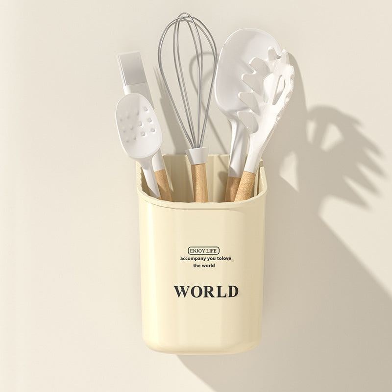 Ondaum Magnetic Refrigerator Side Wall Storage Box in Cream Style