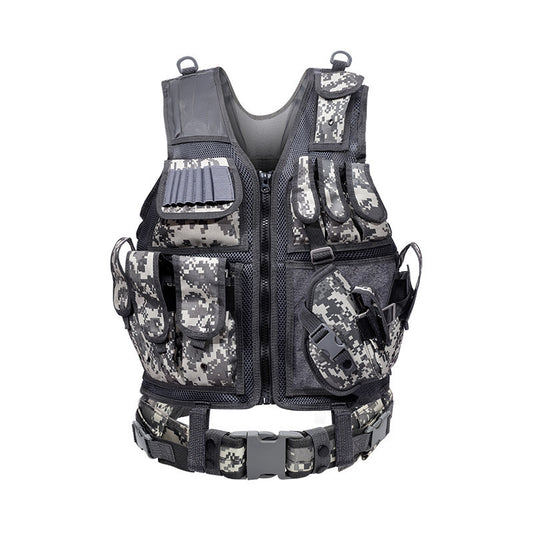 Outdoor Adventure Camouflage Vest – Unisex Nylon Gear
