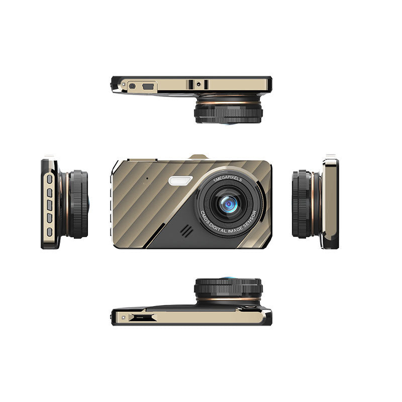 4 Inch Dual Lens Front and Rear Dashcam