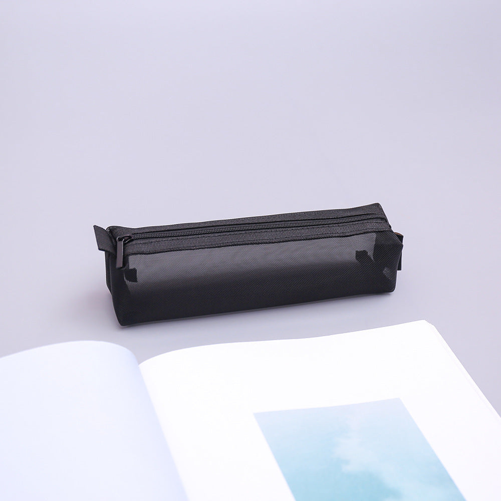 Simple Nylon Zipper Pencil Bag for Students