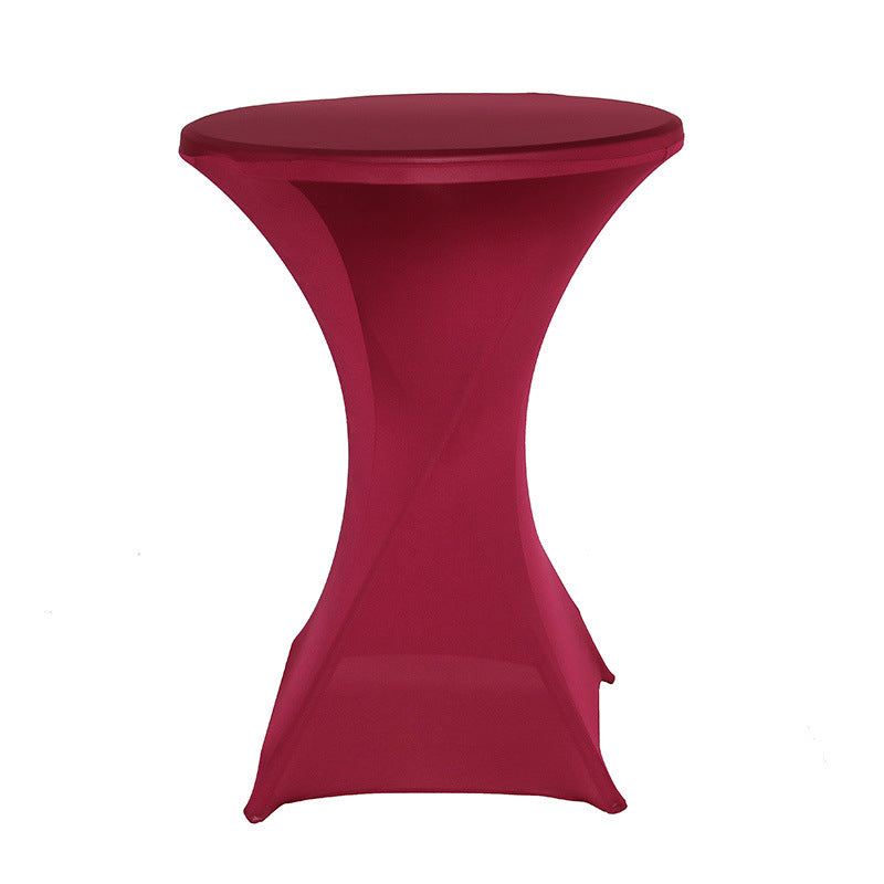 Stretch Polyester Cocktail Table Cover – Fitted Table Cloth