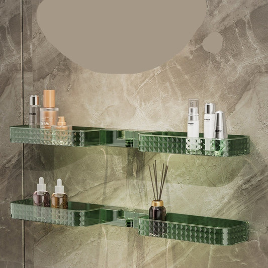 Wall-Mounted Multi-Function Rotating Storage Rack for Bathroom and Kitchen