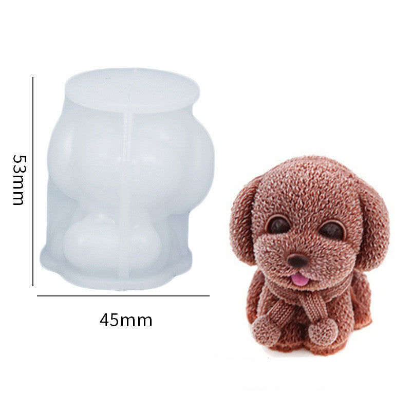 Silicone Bear-Shaped Ice Cube and Candy Mold
