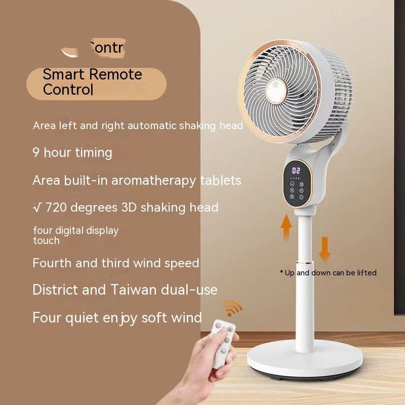 Ondaum Air Circulator Household Fan with Thermantidote Turbofan