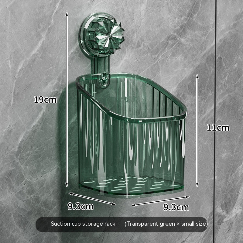 Light Luxury Suction Storage Rack for Bathroom and Toilet