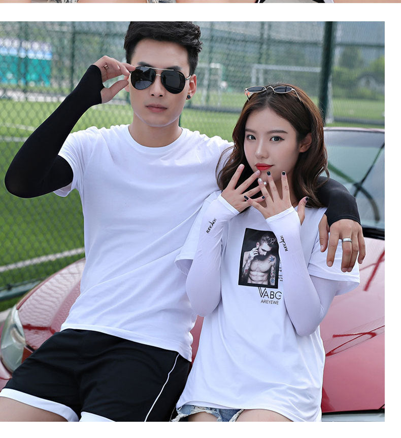 Sun Protection Viscose Fiber Oversleeve Cool Men's And Women's Driving Ice Sleeve