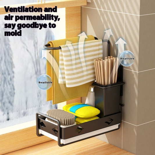 Rag Kitchen Supplies Chopsticks Draining Basket Storage Rack