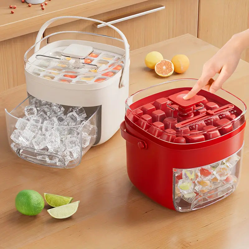 Ondaum Press-type Convenient Outdoor Portable Ice Tray