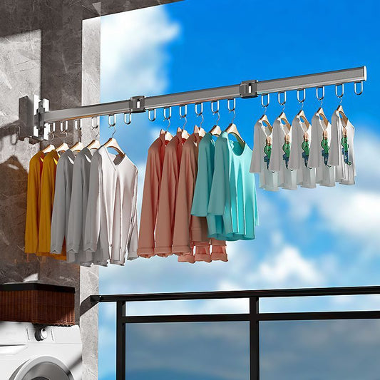 Folding Clothes Hanger Wall-mounted Punch-free
