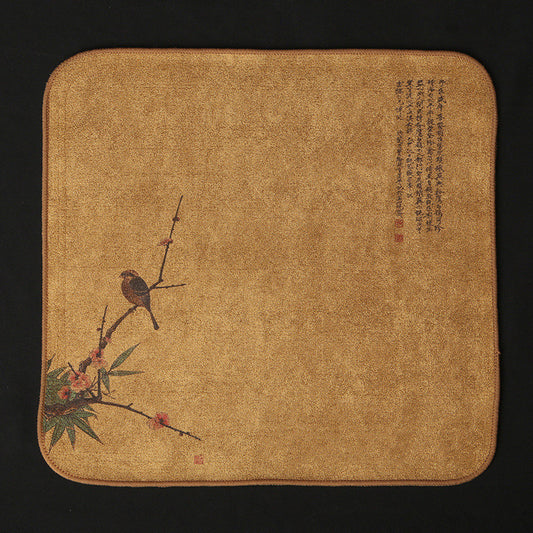 Chinese Style Painted Cotton Tea Towel – 30x30 cm