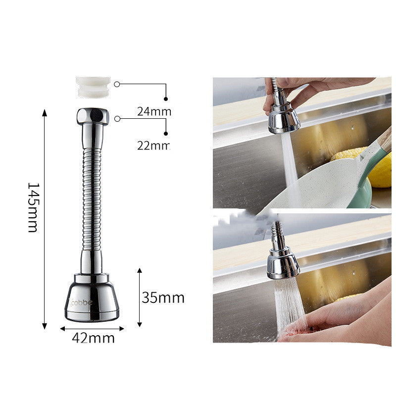Rotatable sink faucet