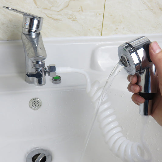 Bathroom Sink Faucet Shower Nozzle Set