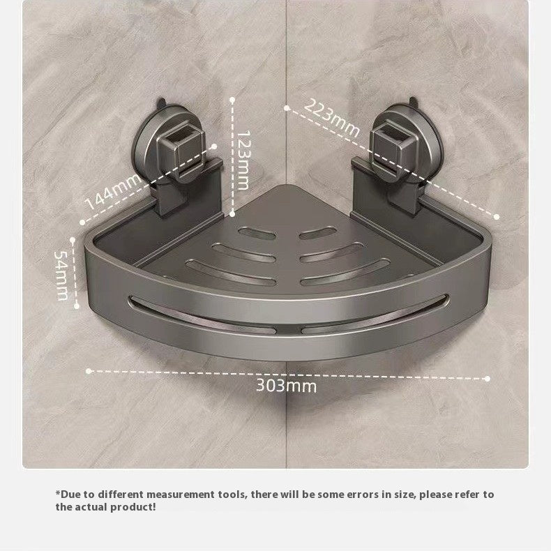 Bathroom Triangle Storage Rack Punch-free