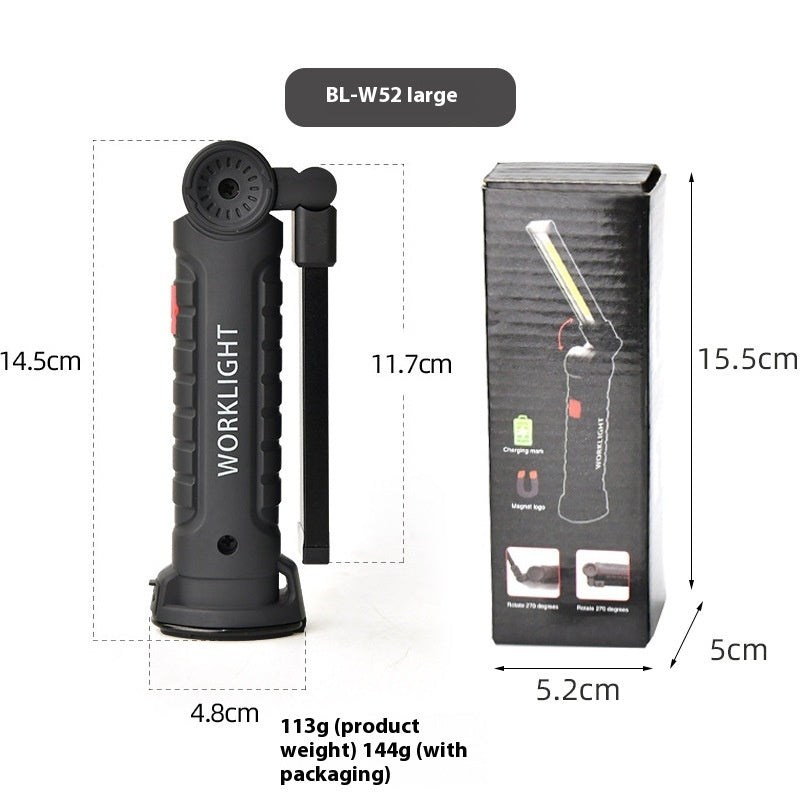 Rechargeable LED Work Light – White and Red Light Modes