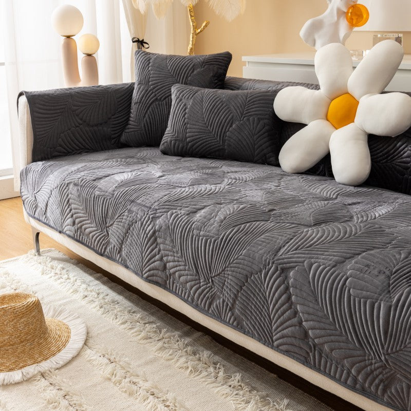 Embroidery Non-slip Four Seasons Universal Nordic Light Luxury Sofa Cover