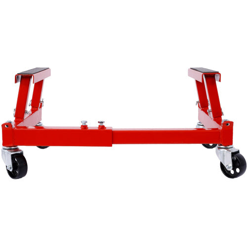 ATV Motorcycle Engine Cradle Dolly – 1500lbs Capacity, Red