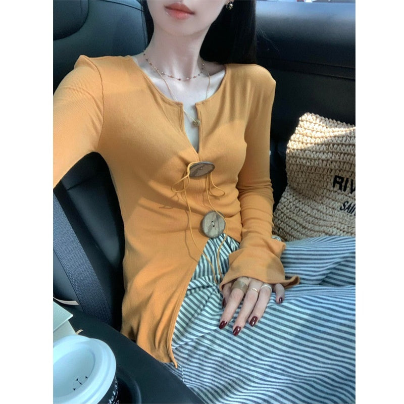 Slimming And Slimming Retro Style Top