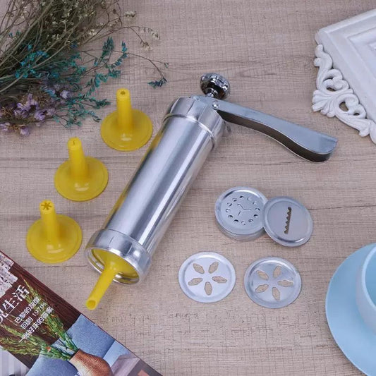 Stainless Steel Cookie Press & Icing Gun Set