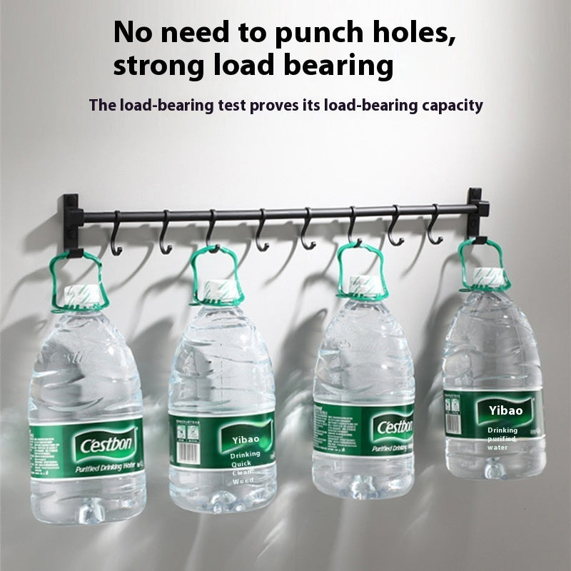 Door Punch-free Alumimum Hook Storage Rack