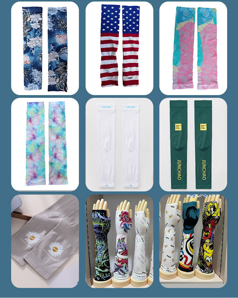 Sun Protection Viscose Fiber Oversleeve Cool Men's And Women's Driving Ice Sleeve