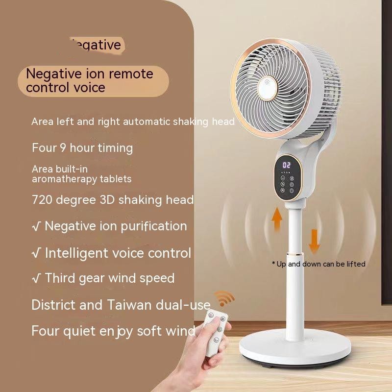 Ondaum Air Circulator Household Fan with Thermantidote Turbofan