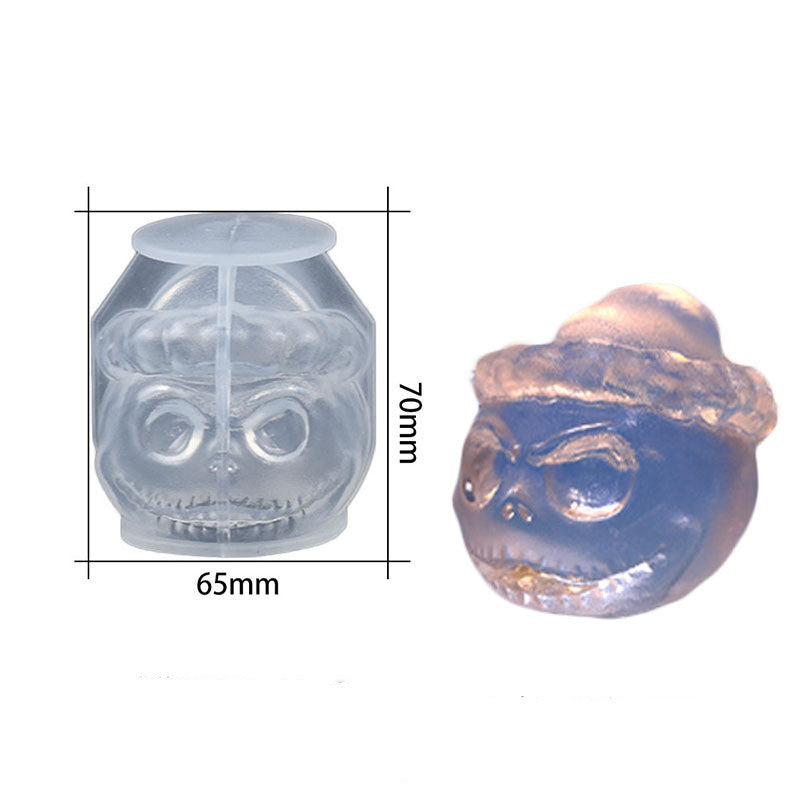 Silicone Bear-Shaped Ice Cube and Candy Mold