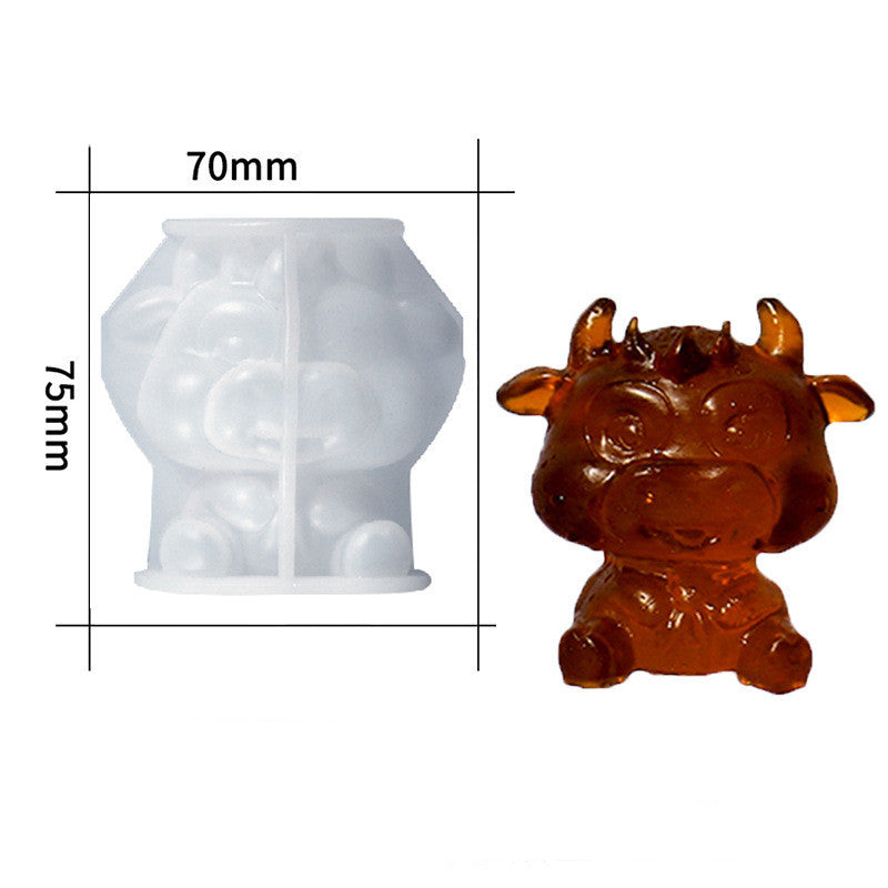 Silicone Bear-Shaped Ice Cube and Candy Mold