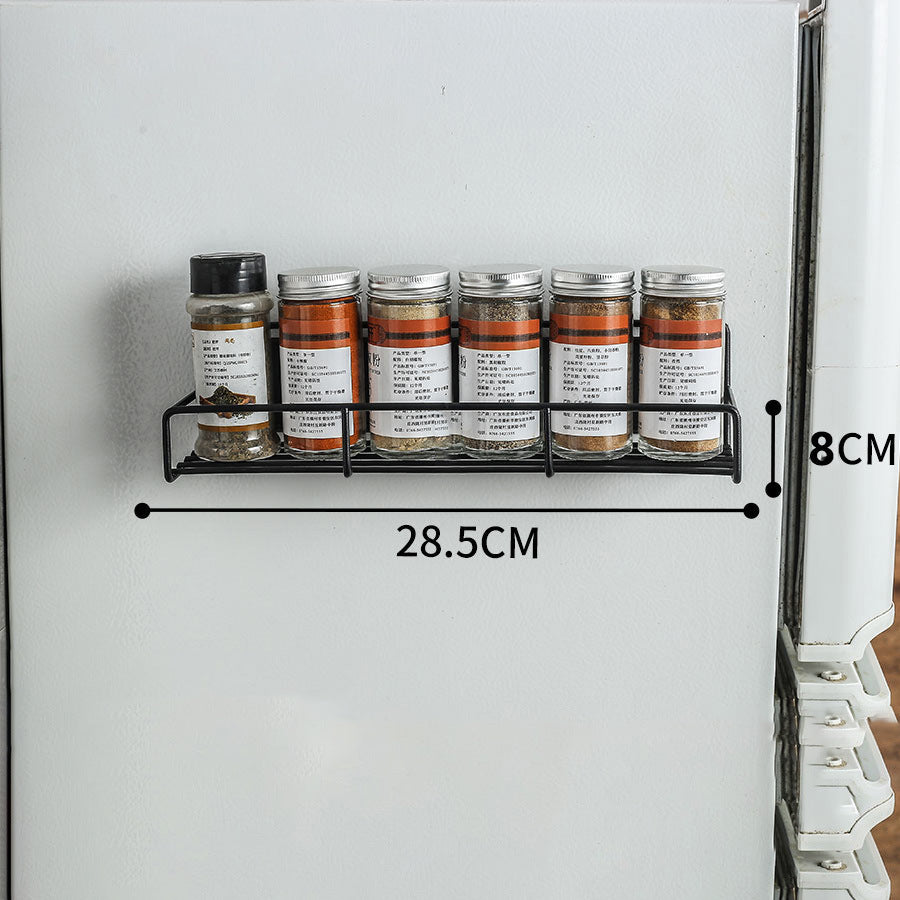 Punch-Free Magnetic Refrigerator Shelf