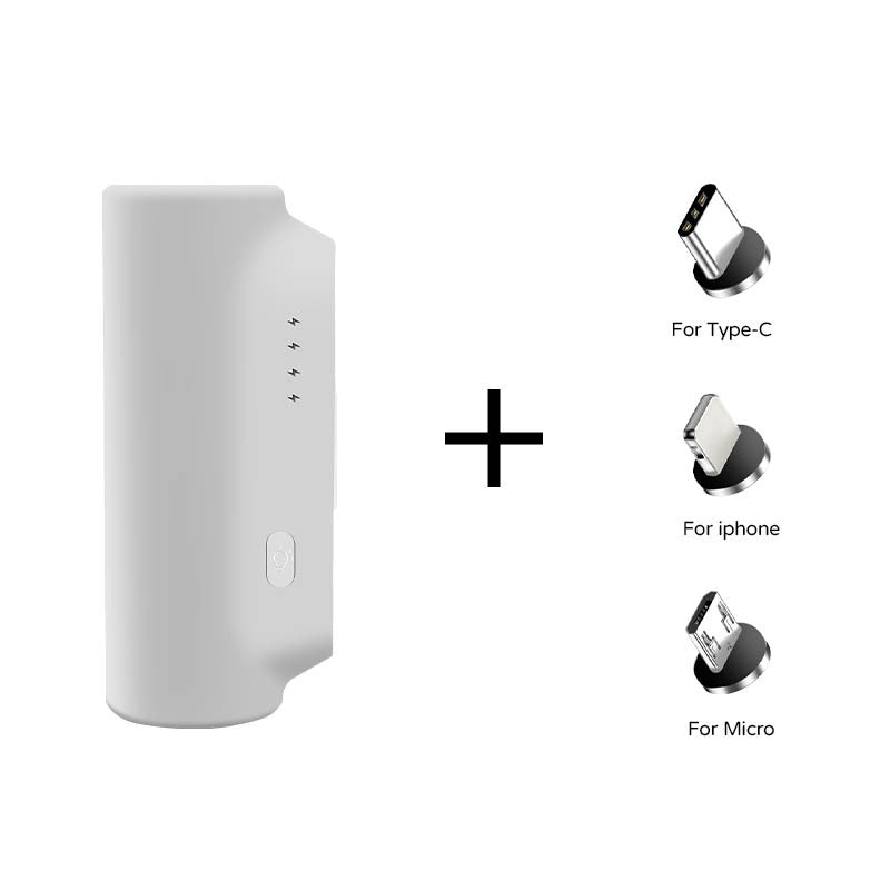 Magnetic Absorbing Capsule Power Bank – 5000mAh Emergency Charger