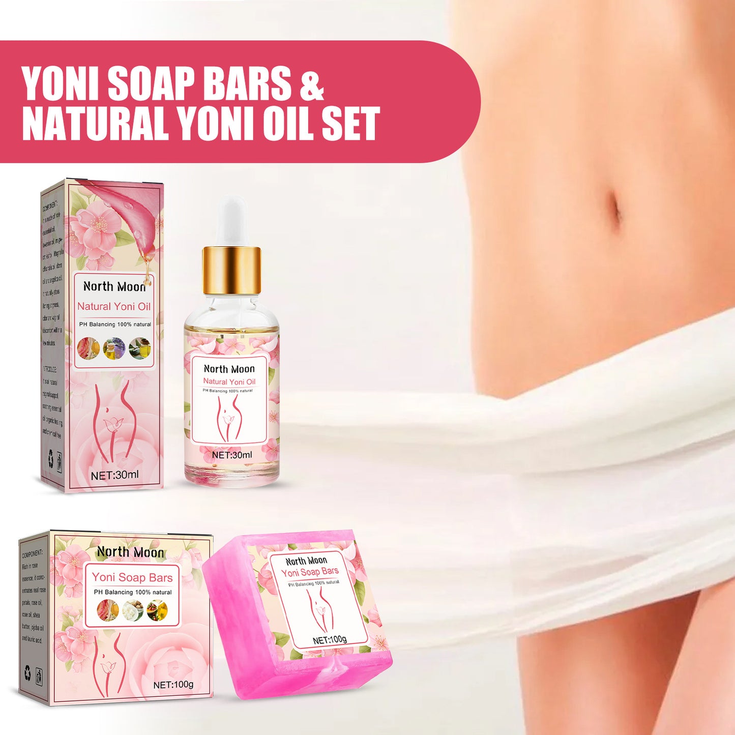 Ondaum Women's Private Parts Care Cleaning Soap