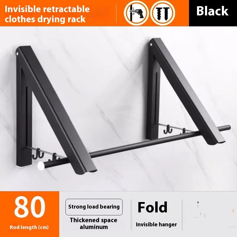 Ondaum Punch-Free Space Aluminum Foldable Wall Hanger