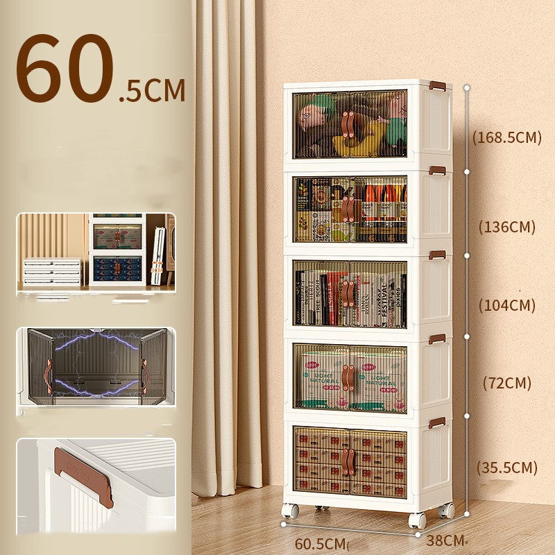 Ondaum Oversized Plastic Storage Box for Clothing and Household Organization