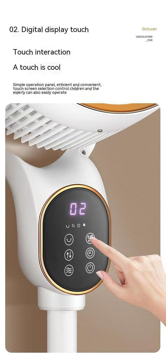 Ondaum Air Circulator Household Fan with Thermantidote Turbofan