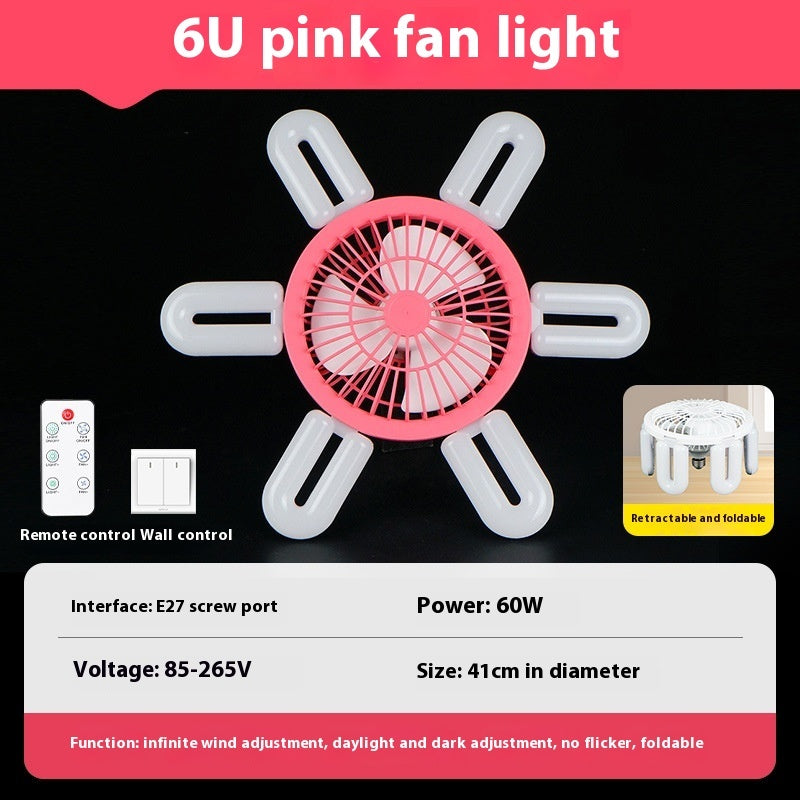 Ondaum E27 Screw Fan Lamp with Smart Remote Control
