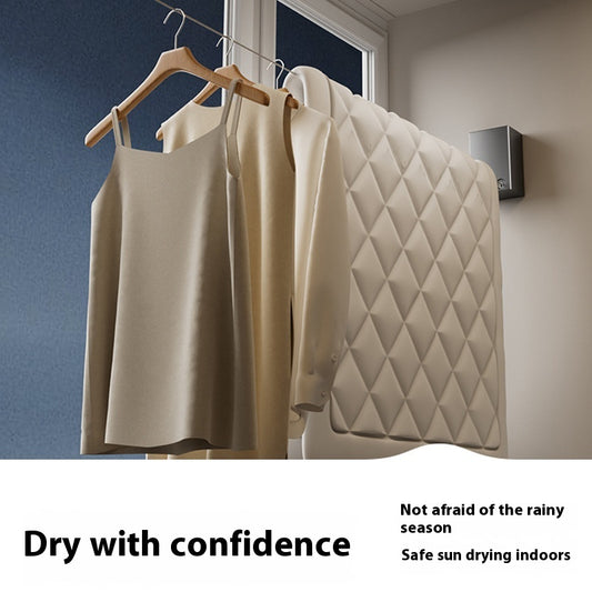 Invisible Wall-Mounted Punch-Free Clothesline