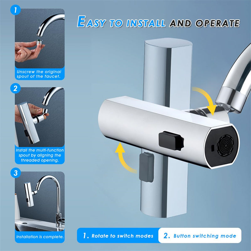Multifunctional Kitchen Faucet Waterfall Nozzle