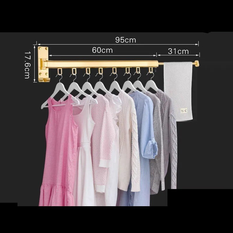 Balcony Wall Hanging Invisible Retractable Drying Rack
