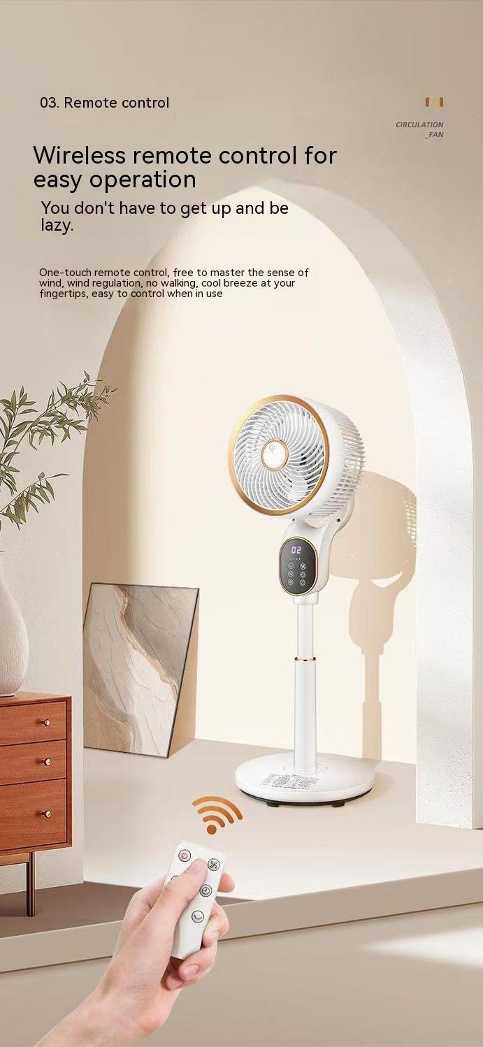 Ondaum Air Circulator Household Fan with Thermantidote Turbofan