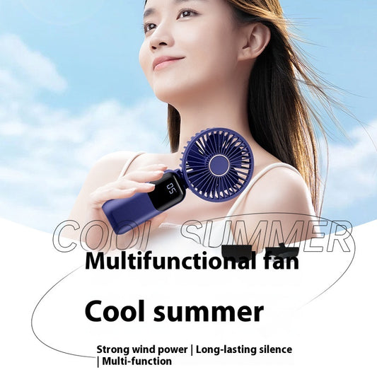 Rechargeable Handheld Folding Fan