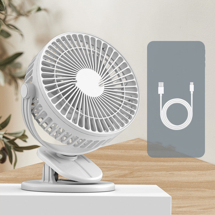 Portable Mini Rechargeable Desktop Fan for Student Dormitory
