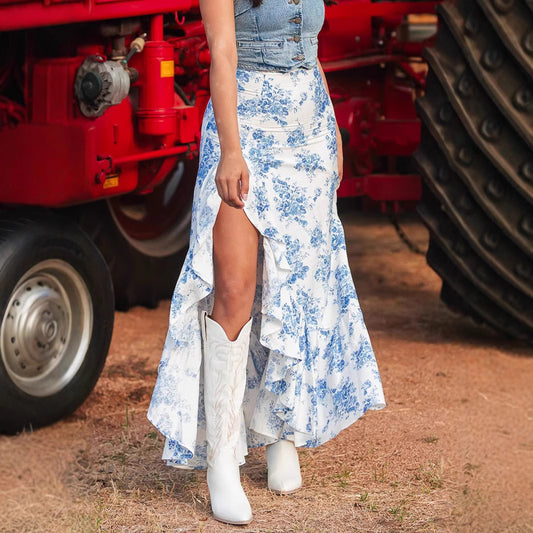 Women's Collapsed Irregular Ruffled Fashion Dress