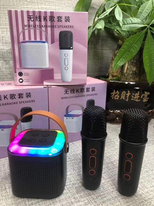Desktop Bluetooth Karaoke Speaker with Microphone