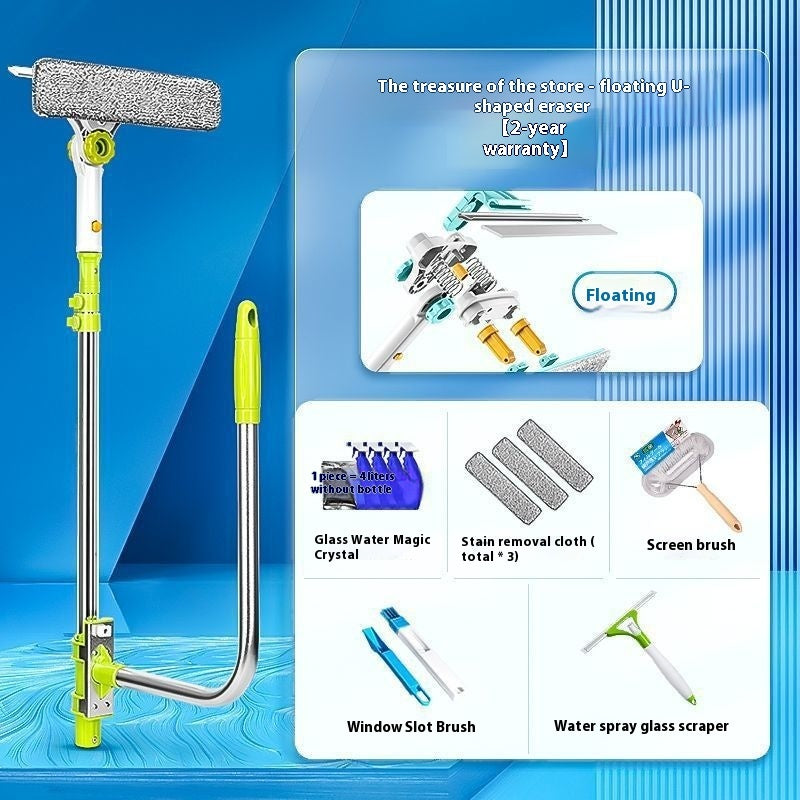 Window Cleaning Double Sides Eyelid Stickers Outdoor Cleaning