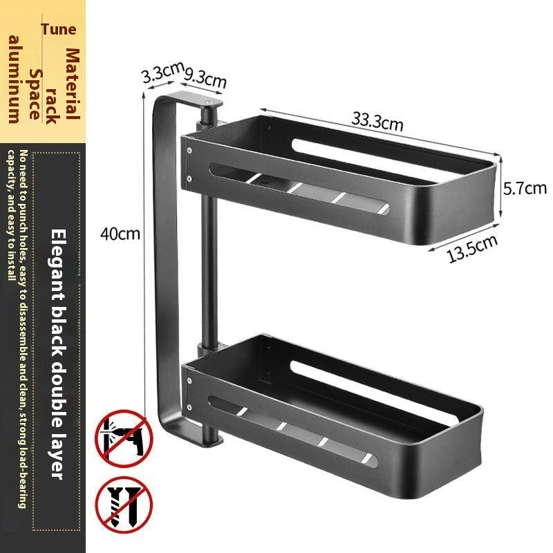 Ondaum Kitchen Punch-free Multi-functional Storage Rack