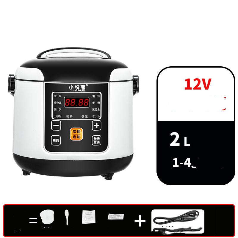 Mini Electric Rice Cooker for Car – 110V Compact Travel Cooker
